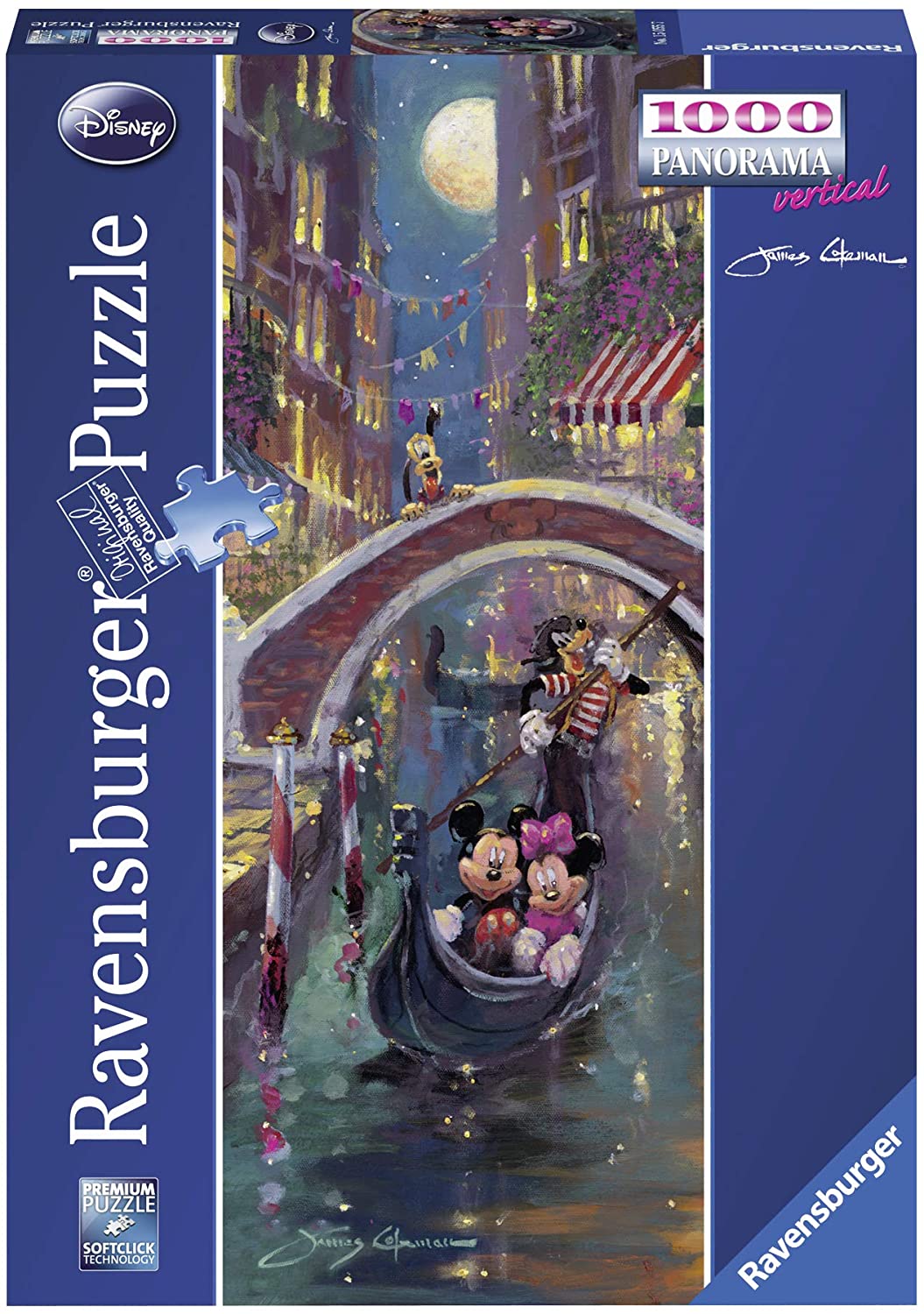 Ravensburger Disney Venetian Romance Vertical Panorama 1000 Piece Puzzle image 0
